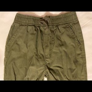 Olive boy bottoms